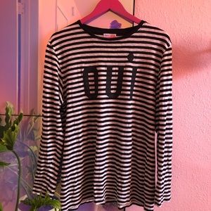 Clare V/ Armour Luxe long sleeve graphic tee